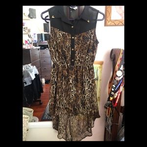 Leopard print dress